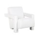 Fauteuil Casey white furry fire retardant (Himalaya 900 white furry)