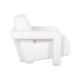 Fauteuil Casey white furry fire retardant (Himalaya 900 white furry)