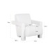 Fauteuil Casey white furry fire retardant (Himalaya 900 white furry)