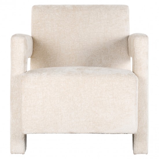 Fauteuil Devanto white chenille (Bergen 900 white chenille)