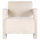 Fauteuil Devanto white chenille (Bergen 900 white chenille)