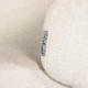 Stoel Amphara white chenille fire retardant (FR-Bergen 900 white chenille)