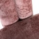 Fauteuil Dana rose chenille (Bergen 705 rose chenille)