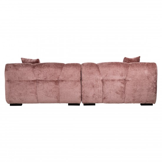 Bank Charelle rose chenille (Bergen 705 rose chenille)