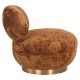 Draaifauteuil Jace Lovely cinnamon (Be Lovely 603 Cinnamon)