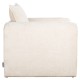 Fauteuil Sandro white chenille (Bergen 900 white chenille)