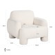 Fauteuil Boli unicorn white (Unicorn 02 white)