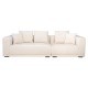 Sofa Lusso 3-zits beige chenille (Niagara 902 beige)